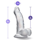 Blush Tantalus Transparent Crystal Dildo