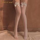 Fee et moi Bowknot Fishnet Hosiery - Jiumii Adult Store