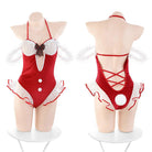 Fee et moi Christmas Elk Elf Costume Set Crotchless - Jiumii Adult Store