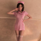 Fee et moi Pink Nurse Costume - Jiumii Adult Store