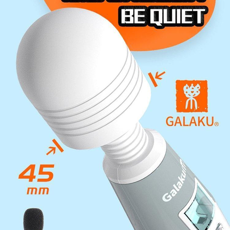 GALAKU Speed Angel AV Wand Vibrator with Led Screen Display & Heating - Jiumii Adult Store