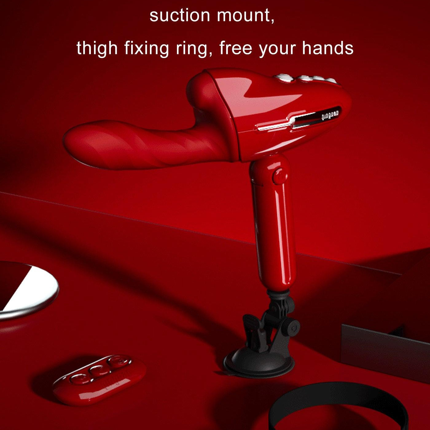 QINGNAN #9 Handheld Vibrating and Rotating Thruster Sex Machine - Jiumii Adult Store