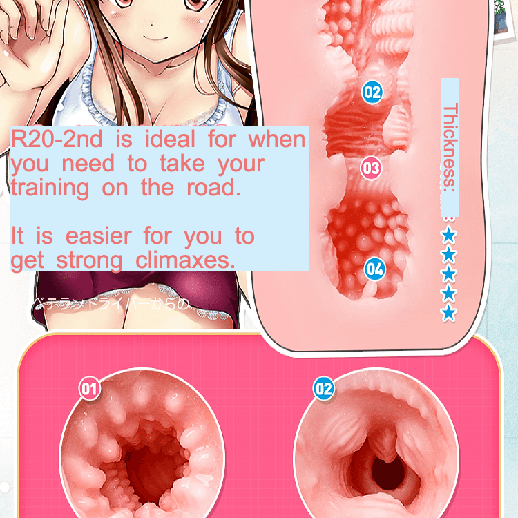 TOYSHEART R20 Series Realistic Vagina Masturbator Onahole - Jiumii Adult Store